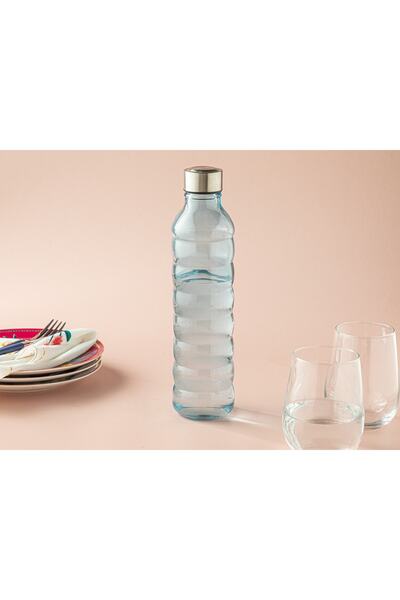 English Home Caprice Cam Şişe 750 Ml Turkuaz