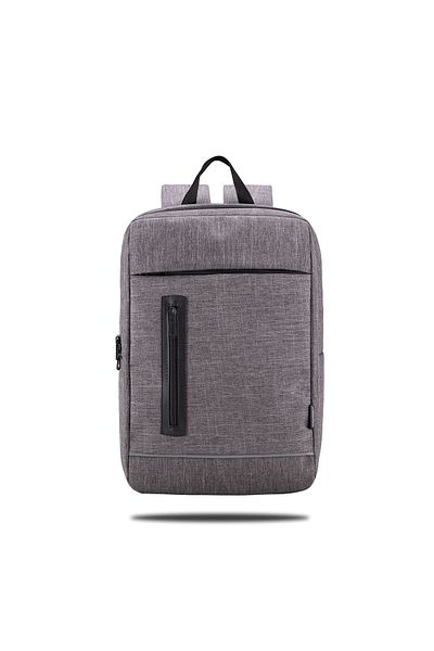 Classone RC58-154 سلسلة Triesta، كمبيوتر محمول بشاشة 15.6 بوصة، حقيبة ظهر للكمبيوتر المحمول - رمادي كتان