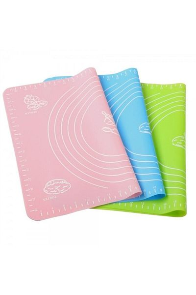 SAVORYHOME Silicone Dough Rolling Mat Silpat Large Size 50X40 cm
