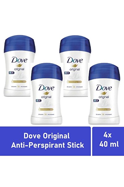 Dove Kadın Stick Deo Original 40 Ml - 4'lü Avantaj Paketi