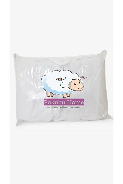 Fukubu Home %100 Doğal Kokusuz Yün Yastık 50 X 70 Cm ( Boyun Fıtığı Ve Boyun ...