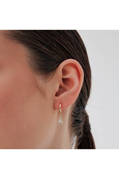 Merano Design 9mm Damla Gold Küpe