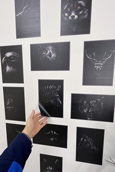 Akıllı Kağıt Figurină cu caracteristică de staționare statică - Poster Animal...