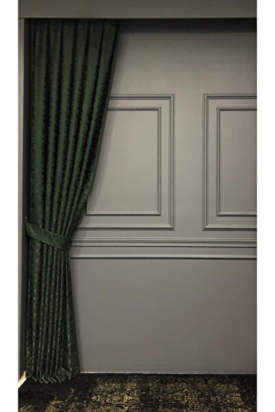 rendecioğlutekstil Fon Perde Milas Desen Jakar Fonluk 80*270 Sık Pileli