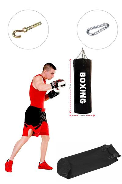 Spor Byfit 70 Cm X 25 Cm Içi Boş Boks Kum Torbası + Tavan Askı Aparatı - Boş