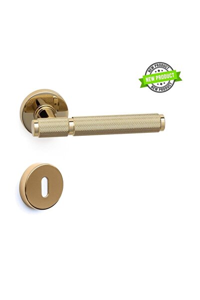 System Pıxar-t Oda Rozetli Altın Renk Oda Kapı Kolu Ha214tro12ngl