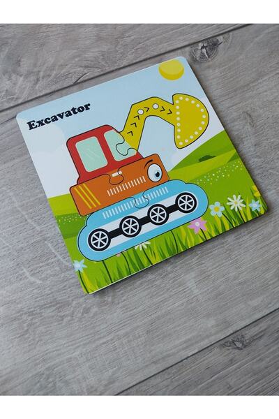 Ankebut Mini Iş Makinesi Ahşap Puzzle