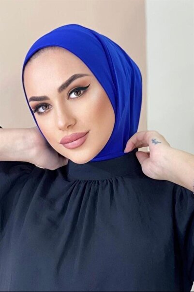 erasra class وشاح جاهز مزود بمشبك وشال Hijap Saks Color