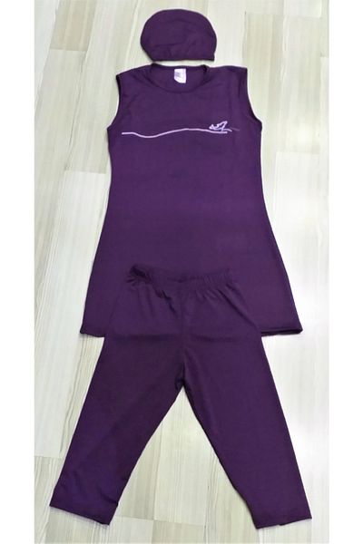 Sunsurf Lazella Zero Sleeve Kids Hijab Swimsuit Half Covered