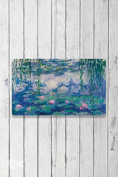 Vagonik Water Lilies Digital Printed Door Mat