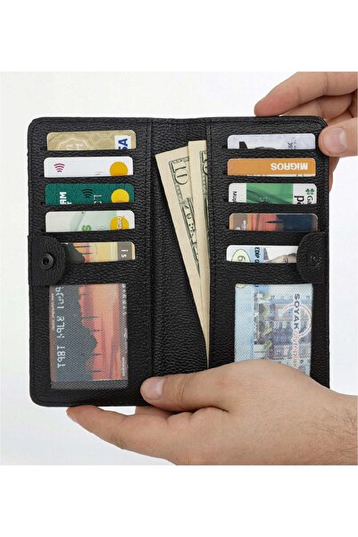 HighClass Tony Bölmeli Unisex Vegan Deri Kartlık Cüzdan