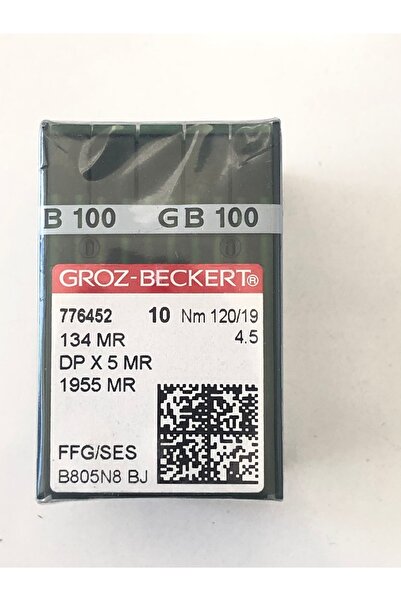Groz Beckert Düz Makina Kot Dikiş Iğnesi Dpx5 Mr 120/19 Numara 100adet Iğne