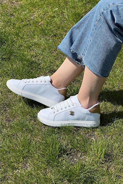 Beverly Hills Polo Club Po-10295 White Gold Women's Sneakers