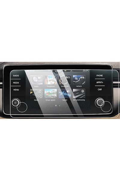 ael-tech Skoda Fabia 8 Inch Navigation Compatible Nano Screen Protector 2022