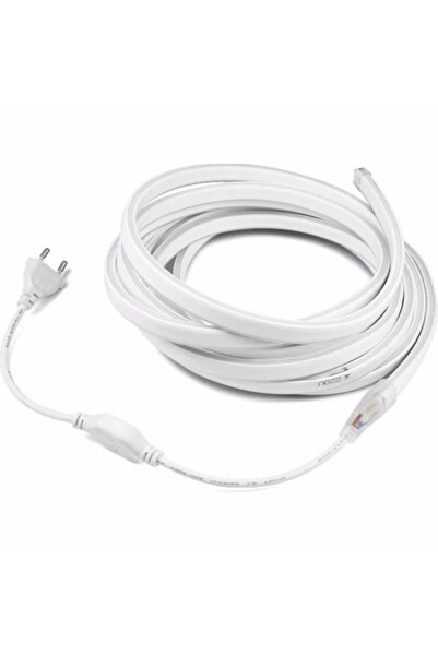 repplam 25 Metre Neon Led Günışığı 220 Volt Hortum Led Tak Çalıştır Şerit Led Yüksek Işık Su Geçirmez