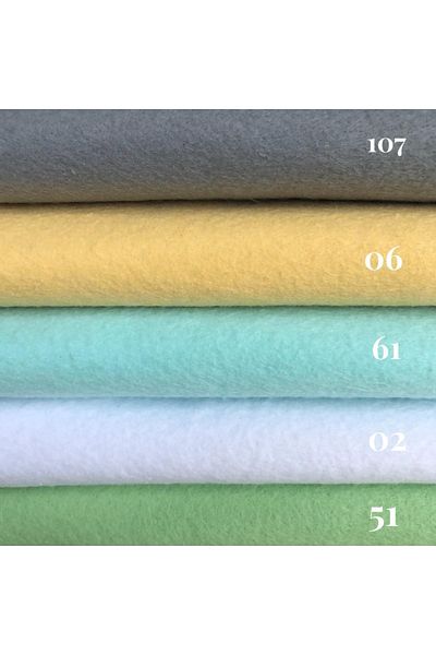 Yumuşakkeçe Thin Soft Felt 100*100 Cm 5 Colors