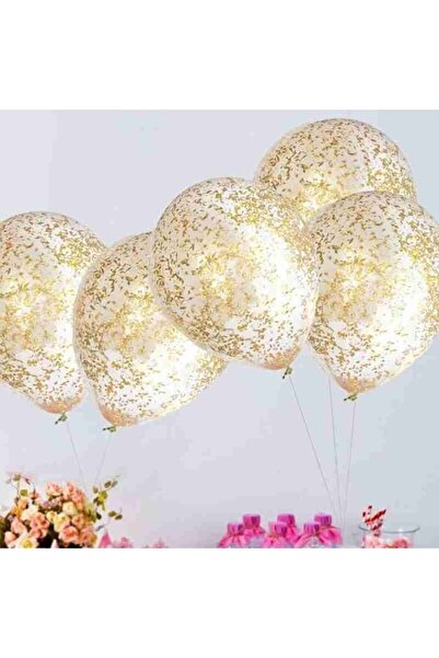 BEST PARTİ DOĞUM GÜNÜ PARTİ SÜSLERİ مجموعة بالونات شفافة مع كونفيتي