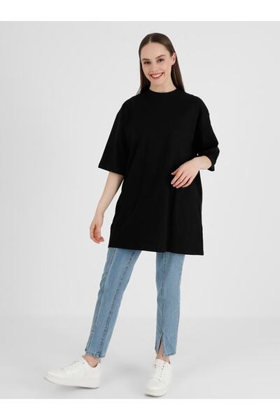 Benin Black Oversize T-Shirt - Fit