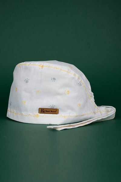 Best Bone Soft Paw Patterned Surgical Bonnet