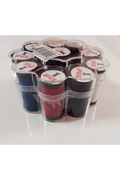 Blue Home Set de fire pentru bobină de cusut Iplix 10 culori/ 100 Mt.