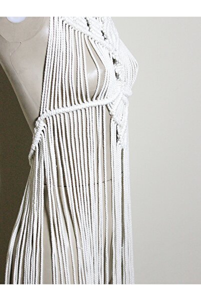 Mosenya فستان شاطئ مكرامية / صوفية / فستان الشاطئ / فستان المهرجان