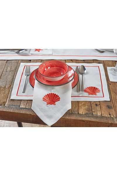 caka home design 2-Piece American Serve Mussel (Coral)
