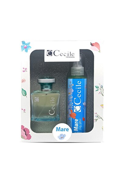 Cecile Mare 100 ml Edt Kadın Parfüm Ve 150 ml Edc Body Mist Seti 8698438005470