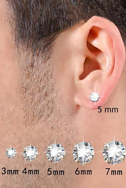 KZYTİCARET 925 Ayar Gümüş Zirkon Taşlı Küpe