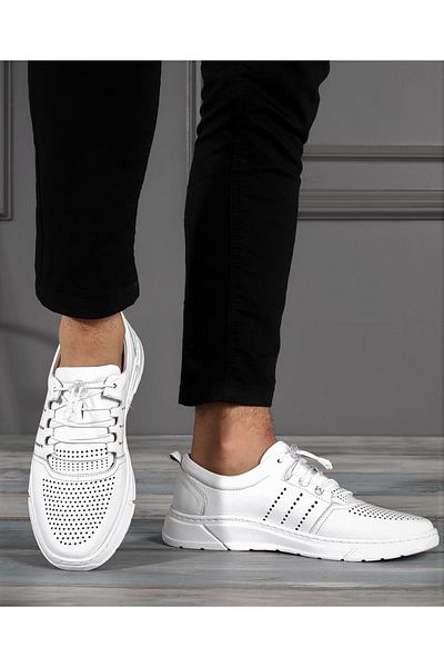 By Yağlıoğlu Genuine Leather Casual Men's Shoes 1457
