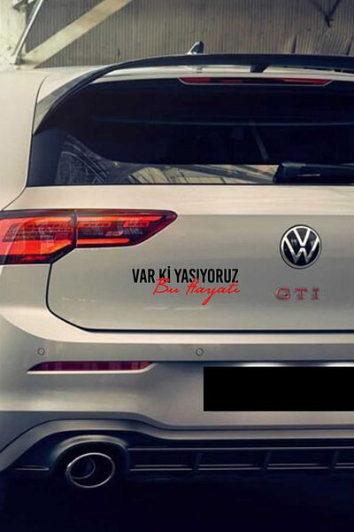 MegaSticker Există că trăim această viață Autocolant pentru auto, motocicletă, cască, laptop 20x7 cm