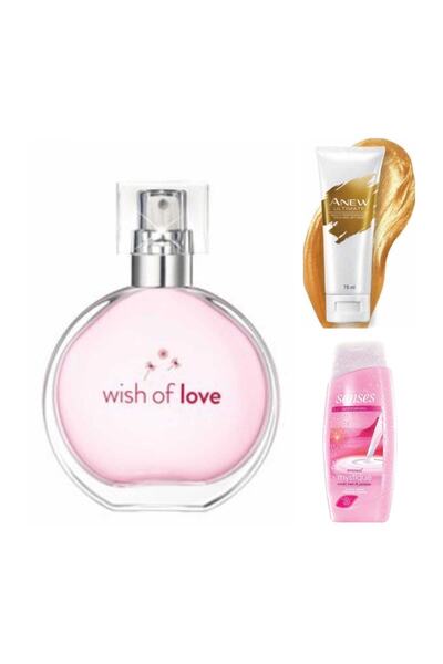 AVON Wish Of Love Kadın Edt 50ml Anew Altın Içeren Soyulabilen Yüz Maskesi 75...