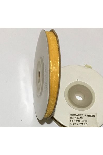 Öztürk Κορδέλα Οργάντζα (οργάντζα) 6mmx25μέτρα 1 Τεμ.
