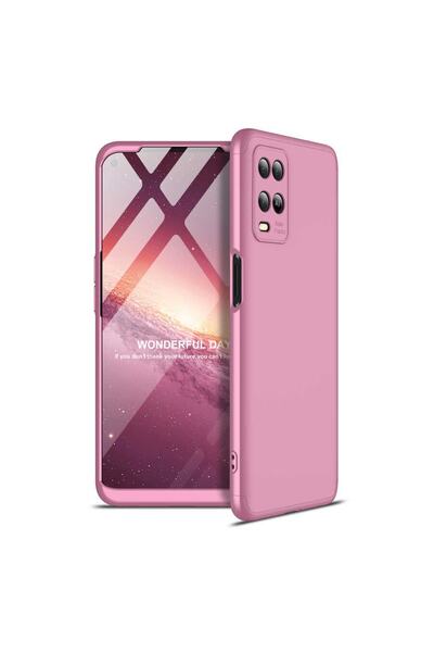 OPPO A54 Uyumlu Double Dip 360 Protective Silikon Kılıf