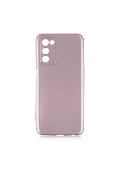 OPPO A55 Uyumlu (soft Tasarım) Yumuşak Silikon Kılıf Rose Gold