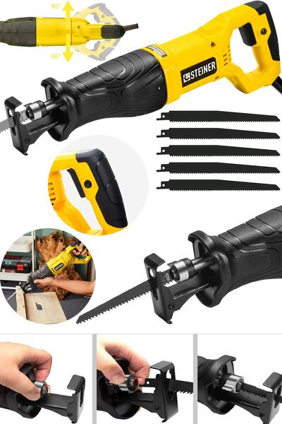 STEİNER Alman Turbo 9001 Devir Ayarlı Bakır Sargı Motor Tuğla Beton Kemik Kes...