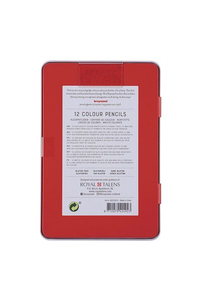 Bruynzeel Expression Color : Dry Pen Paint Set : 12 Colors (metal Box)