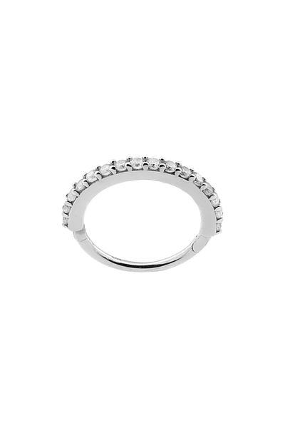 Dianora Piercing 14 Carat Gold Ring Piercing with Stone Bottom 10 Mm