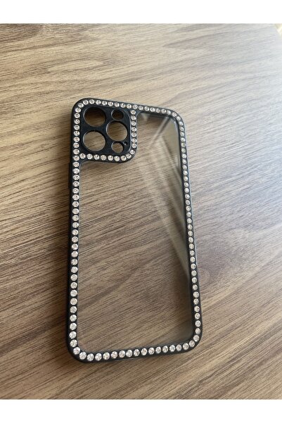 Case collection Iphone 12 Pro Kenarları Taşlı Kılıf