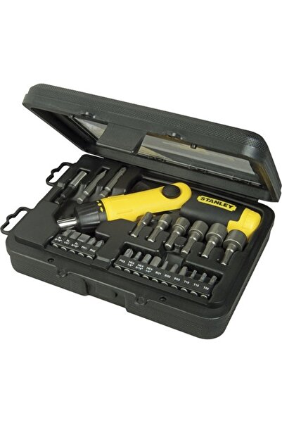 Stanley 0-63-022 طقم مفكات براغي بسقاطة مكون من 25 قطعة