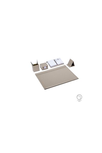 Gıpta Solid 5 Piece Desk Set Cream 7068