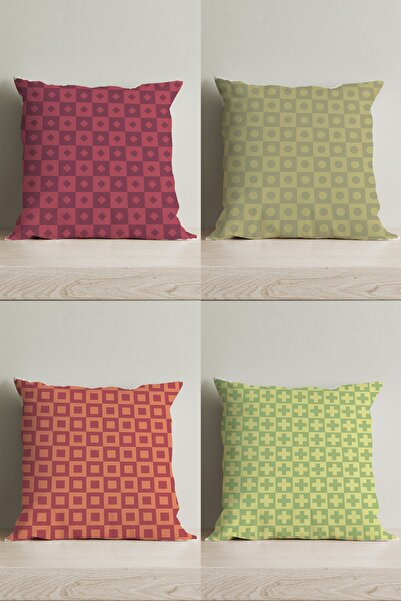 LadiesHome Huse pentru perne decorative digitale cu două fețe cu design speci...