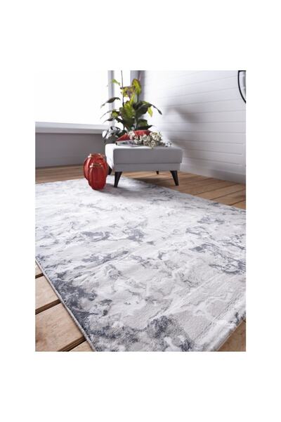 GÜMÜŞSUYU Gümüşsuyu Motto Halı Gri
