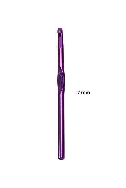 aladepo Metal Tığ Yün Penye Makrome Örgü No: 7 Mm (15CM)