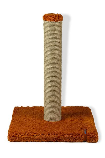 PUGALO Scratching Economical Scratching Board 42 Cm Plush Scratching Board Orange