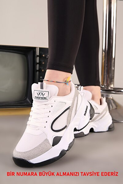 lord's ayakkabı Γυναικείο Ορθοπεδικό Sneaker - Λευκό Μαύρο