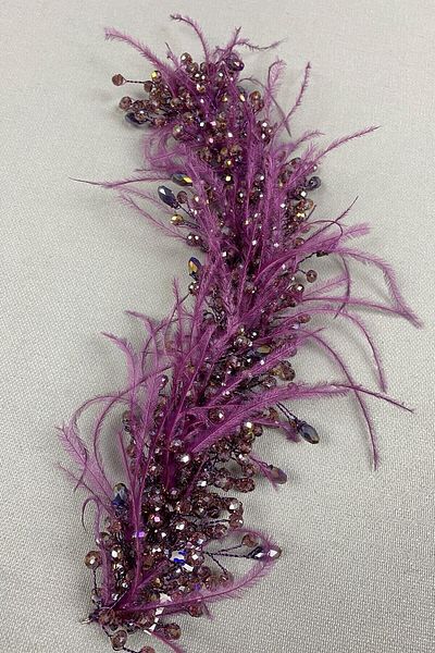 Hobigram إكسسوار للشعر Plum Capella Hair و Turban Accessory – إكسسوارات شعر أخرى، تصميم أنيق – أخرى