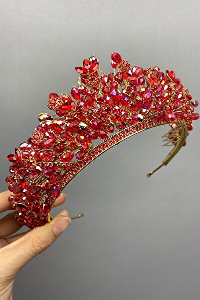 Bontex Νυφικό στέμμα χέννας κόκκινο Ak Bahar – Αξεσουάρ νύφης