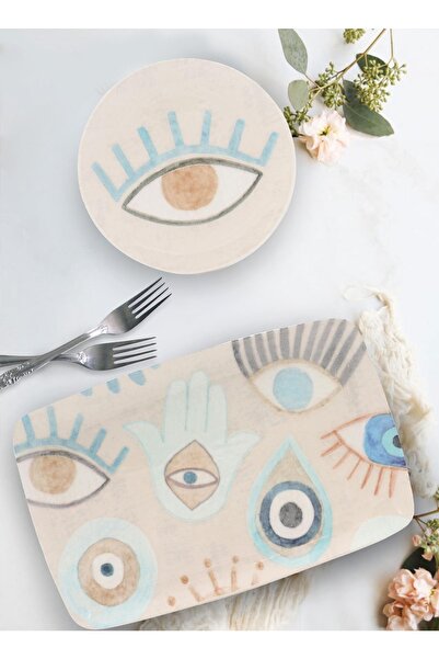The Mia Amulet Servis - 34 X 25 Cm