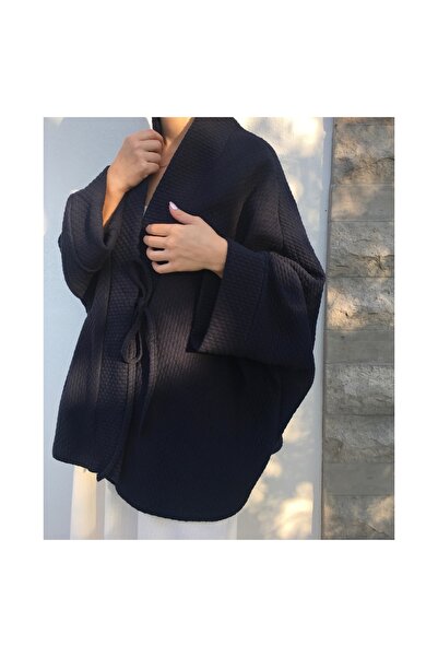 ki-nua studio Yumuşak Dokulu Önden Bağlamalı Unisex Kapitone Oversize Ceket K...