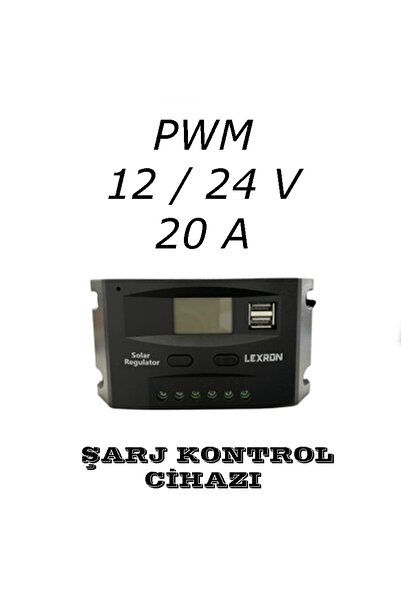 Solar Şarj Kontrol Cihazı 12 / 24 V 20 A